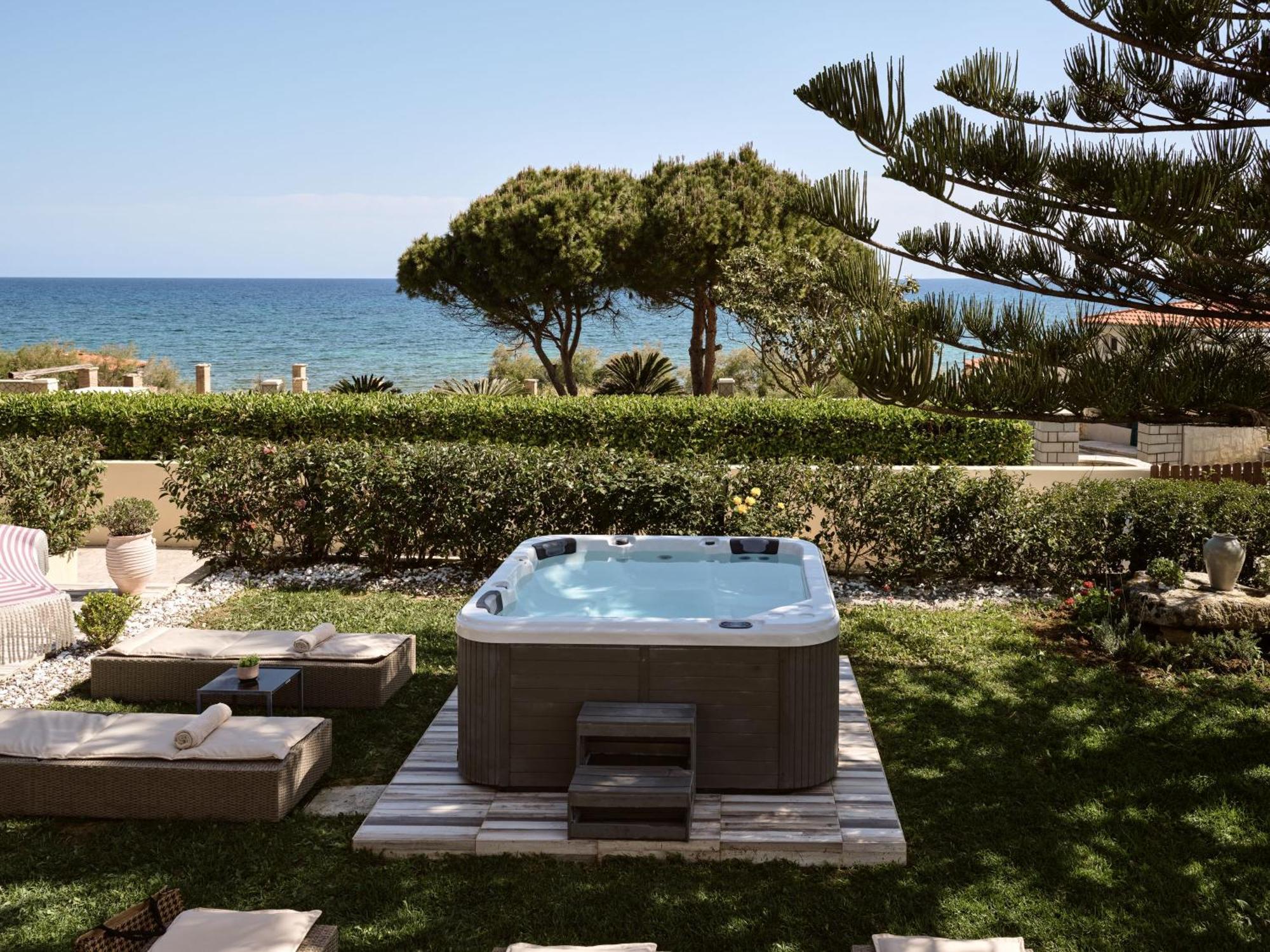 Sea Elegance Villa Psarou  Esterno foto